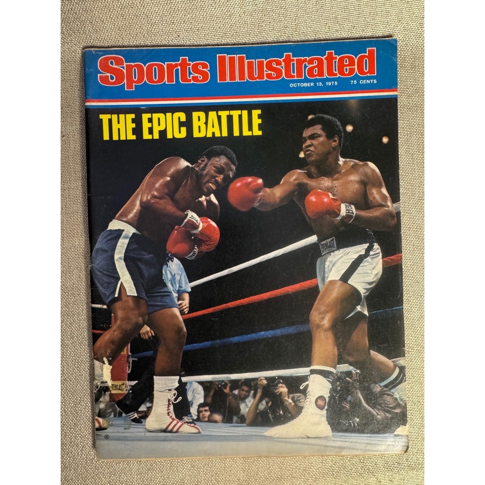 Sports Illustrated Oct 13 1975 Muhammad Ali vs Joe Frazier Thrilla in Manila